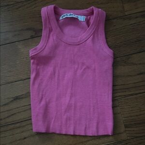 Pink Kids Tank Top